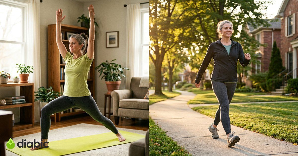 Yoga vs Walking for Diabetes: Which Wins (2026)